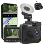 DASHCAM VEHICULAR CON CÁMARA DUAL CON GRABACIÓN (FRONTAL 2K - INTERIOR 1080P)