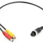 ADAPTADOR DE 4 PINES HEMBRA A RCA HEMBRA/ DC MACHO