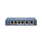 SWITCH 4 PUERTOS 10/100 MBPS POE (1 PUERTO HI POE) ,2 PUERTO UPLINK 10/100 MBPS