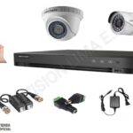 Kit 8 Camaras De Seguridad Full Hd 1080P Hikvision Con Disco De 2TB accesorios completos