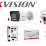KIT DE 3 CAMARAS IP CON AUDIO POE DE 2MGP + NVR DE 4CH POE + DISCO DURO DE 1 TB WESTER DIGITAL PURPURA CABLE HDMI DE 1. 5
