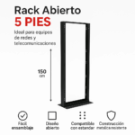 Rack de Piso 5 Pies 150CM Metalico Nacional