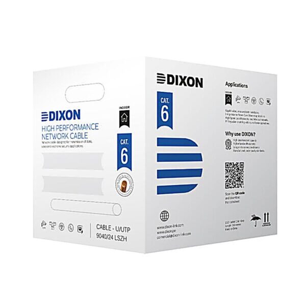 Cable UTP CAT6 Dixon 9040 Chaqueta LSZH