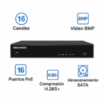 NVR 16CH POE 2 SATA