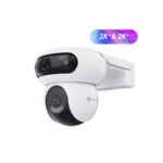 CAM IP PT LENTE DUAL EXTERIOR 4MP + 4MP + PANEL SOLAR