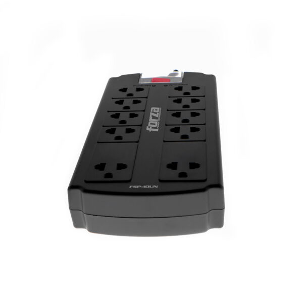 FORZA FSP-10UN – Protector de Sobretensión 10 Tomas Universales 1080J