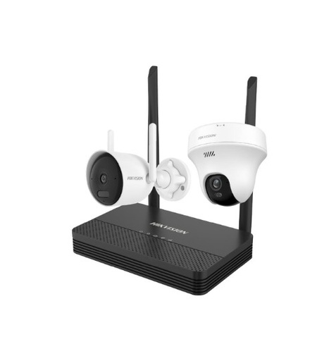 Hikvision NKS4245WBTH – Easylink Kit WIFI 6 con Nvs + Pt Turret 5MP Int + Bullet 4MP