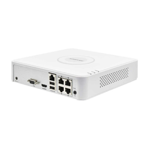 Hikvision DS-7104NI-Q1/4P – NVR 4 Canales PoE 1 SATA