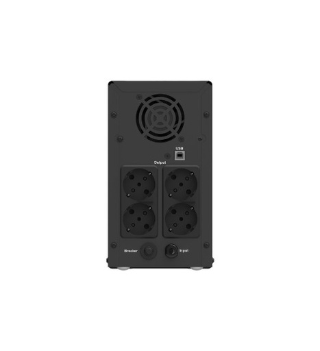 Hikvision HK-DS-UPS2000R – UPS 6 Tomas 2000VA / 1200 Watts - 220vac