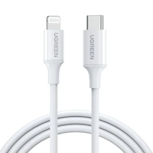 10493-image-0-1726006792648.webp Ugreen 10493 | Cable USB-C a Lightning US171 de 1 m - Imagen 1