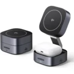 Ugreen 35316 | Cargador inalámbrico magnético W702 de 2 en 1