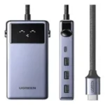 Ugreen 45155 | Adaptador multifunción USB-C CM888 con HDMI y Ethernet Gigabit