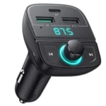 Ugreen 80910 | Transmisor FM Bluetooth CD229 con cargador para auto