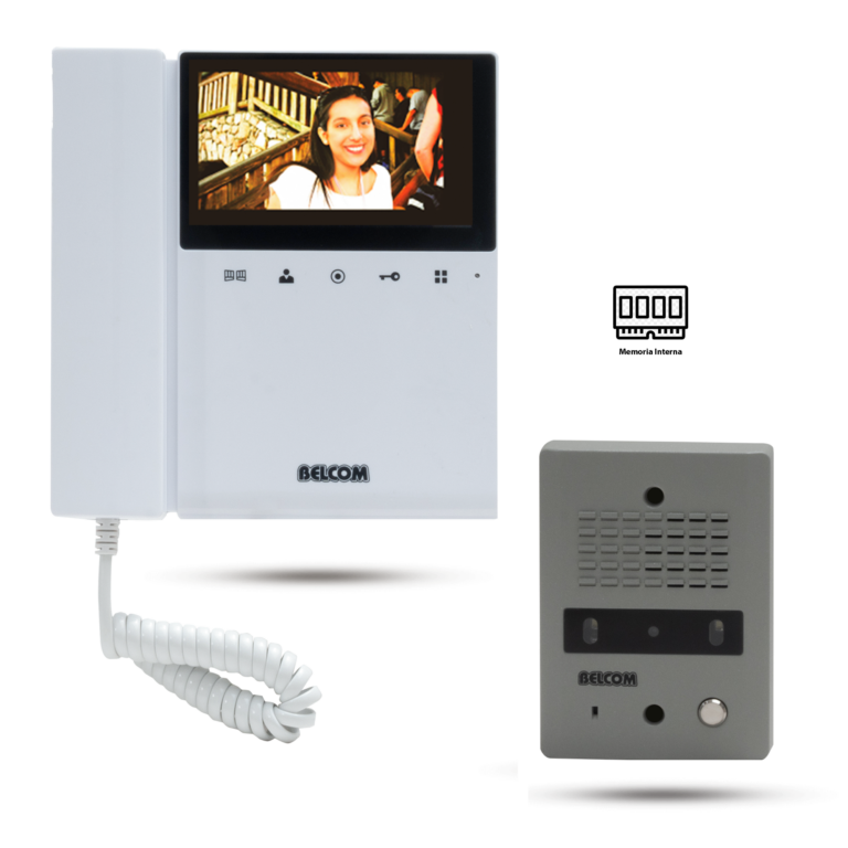 Videoportero PE-7846 con monitor LCD de 4.3 pulgadas y portero con cámara
